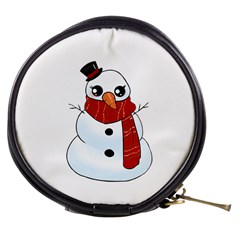 Kawaii Snowman Mini Makeup Bags by Valentinaart