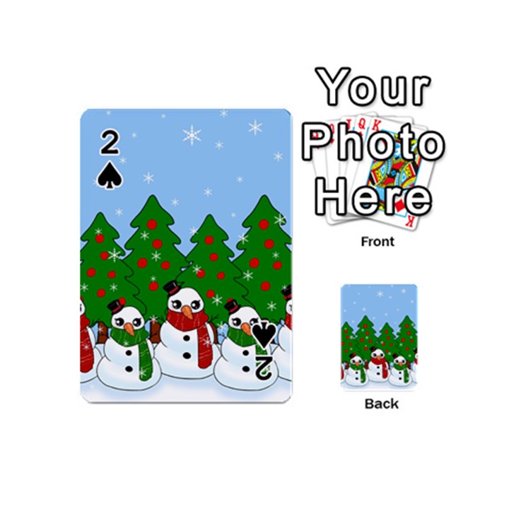 Kawaii Snowman Playing Cards 54 (Mini) 