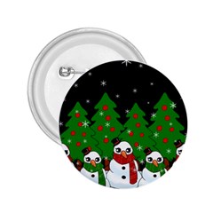 Kawaii Snowman 2 25  Buttons by Valentinaart