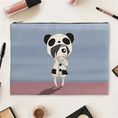 Kawaii Panda Girl Cosmetic Bag (xl) by Valentinaart