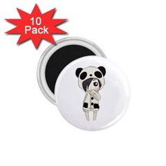 Kawaii Panda Girl 1 75  Magnets (10 Pack)  by Valentinaart