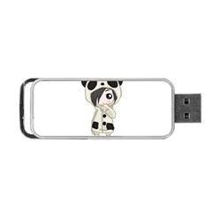 Kawaii Panda Girl Portable Usb Flash (two Sides) by Valentinaart