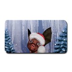 Christmas, Cute Little Piglet With Christmas Hat Medium Bar Mats 16 x8.5  Bar Mat