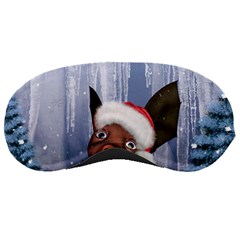 Christmas, Cute Little Piglet With Christmas Hat Sleeping Masks by FantasyWorld7