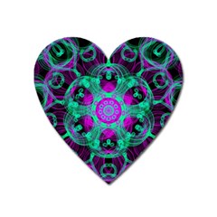 Pattern Heart Magnet by gasi