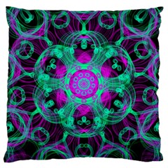 Pattern Large Cushion Case (two Sides) by gasi