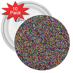 Pattern 3  Buttons (10 Pack)  by gasi