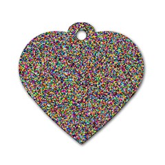 Pattern Dog Tag Heart (one Side) by gasi