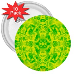 Pattern 3  Buttons (10 Pack)  by gasi