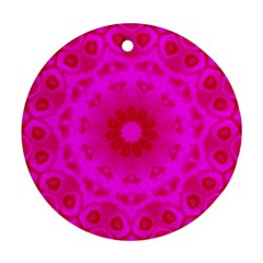 Pattern Round Ornament (two Sides) by gasi