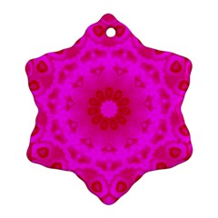 Pattern Snowflake Ornament (two Sides) by gasi