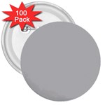 Grey and White simulated Carbon Fiber 3  Buttons (100 pack)  Front