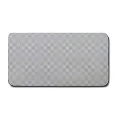 Grey And White Simulated Carbon Fiber Medium Bar Mats by PodArtist