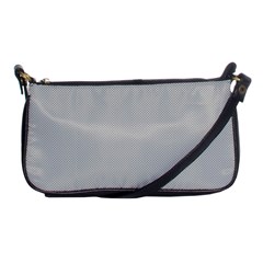 Grey And White Simulated Carbon Fiber Shoulder Clutch Bags by PodArtist