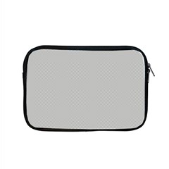 Grey And White Simulated Carbon Fiber Apple Macbook Pro 15  Zipper Case