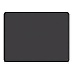 Black Carbon Fiber Double Sided Fleece Blanket (small)  by PodArtist