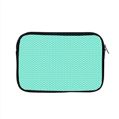 Tiffany Aqua Blue With White Lipstick Kisses Apple Macbook Pro 15  Zipper Case by PodArtist