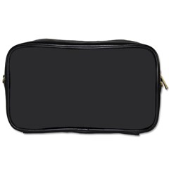 Simulated Black Carbon Fiber Steel Toiletries Bags by PodArtist