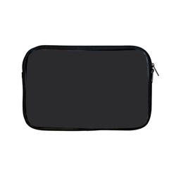 Simulated Black Carbon Fiber Steel Apple Macbook Pro 13  Zipper Case by PodArtist