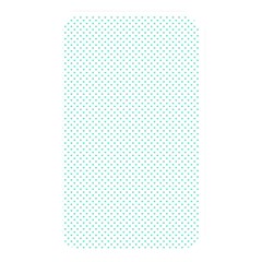 Tiffany Aqua Blue Candy Polkadot Hearts On White Memory Card Reader by PodArtist