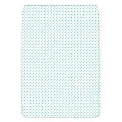 Tiffany Aqua Blue Candy Polkadot Hearts On White Flap Covers (s)  by PodArtist