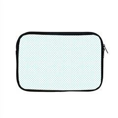 Tiffany Aqua Blue Candy Polkadot Hearts On White Apple Macbook Pro 15  Zipper Case by PodArtist