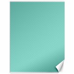 Tiffany Aqua Blue Puffy Quilted Pattern Canvas 36  x 48   35.26 x46.15  Canvas - 1