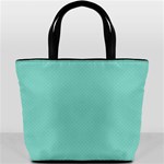 Tiffany Aqua Blue Puffy Quilted Pattern Bucket Bags Front