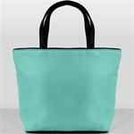 Tiffany Aqua Blue Puffy Quilted Pattern Bucket Bags Back