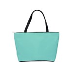 Tiffany Aqua Blue Puffy Quilted Pattern Shoulder Handbags Back