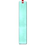 Tiffany Aqua Blue Puffy Quilted Pattern Large Book Marks Front