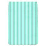 Classy Tiffany Aqua Blue Sailor Stripes Flap Covers (L)  Front