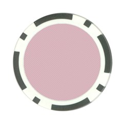 Baby Pink Stitched And Quilted Pattern Poker Chip Card Guard by PodArtist