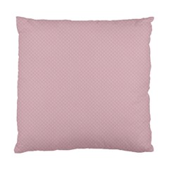 Baby Pink Stitched And Quilted Pattern Standard Cushion Case (one Side) by PodArtist