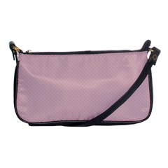 Baby Pink Stitched And Quilted Pattern Shoulder Clutch Bags by PodArtist