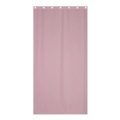 Baby Pink Stitched And Quilted Pattern Shower Curtain 36  X 72  (stall)  by PodArtist