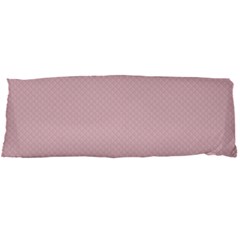 Baby Pink Stitched And Quilted Pattern Body Pillow Case Dakimakura (two Sides) by PodArtist