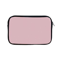 Baby Pink Stitched And Quilted Pattern Apple Macbook Pro 13  Zipper Case by PodArtist