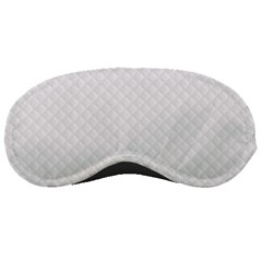 Bright White Stitched And Quilted Pattern Sleeping Masks by PodArtist