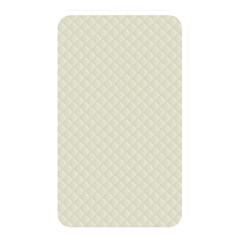 Rich Cream Stitched And Quilted Pattern Memory Card Reader by PodArtist