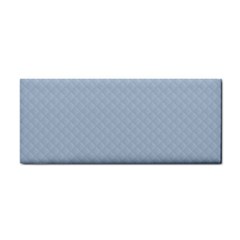 Powder Blue Stitched And Quilted Pattern Cosmetic Storage Cases by PodArtist