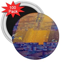 Up Down City 3  Magnets (100 pack)