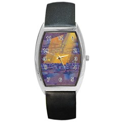 Up Down City Barrel Style Metal Watch