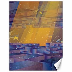 Up Down City Canvas 12  X 16   by berwies