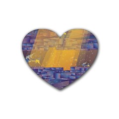 Up Down City Rubber Coaster (Heart) 