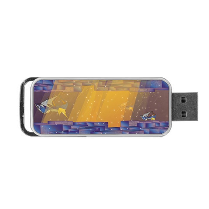 Up Down City Portable USB Flash (Two Sides)