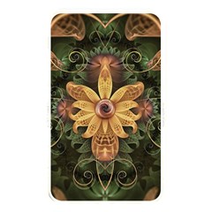 Beautiful Filigree Oxidized Copper Fractal Orchid Memory Card Reader by jayaprime