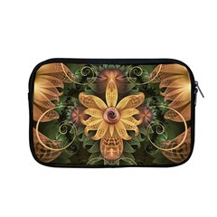 Beautiful Filigree Oxidized Copper Fractal Orchid Apple Macbook Pro 13  Zipper Case by jayaprime