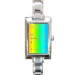 Pattern Rectangle Italian Charm Watch Front