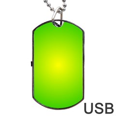 Pattern Dog Tag Usb Flash (one Side) by gasi